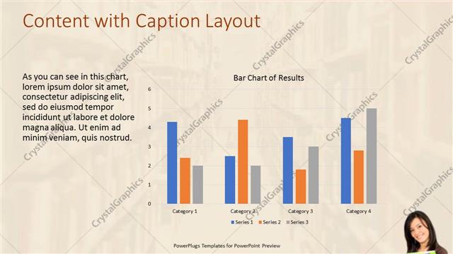 Content with Caption presentation slide layout