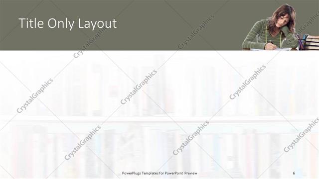 Title Only presentation slide layout