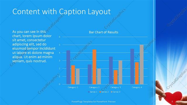 Content with Caption presentation slide layout