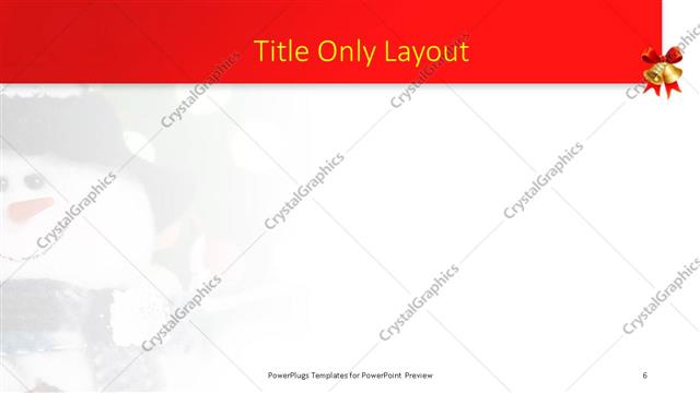 Title Only presentation slide layout
