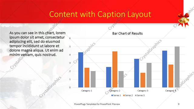 Content with Caption presentation slide layout