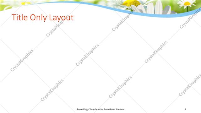 Title Only presentation slide layout