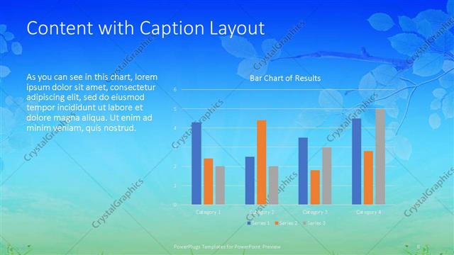 Content with Caption presentation slide layout