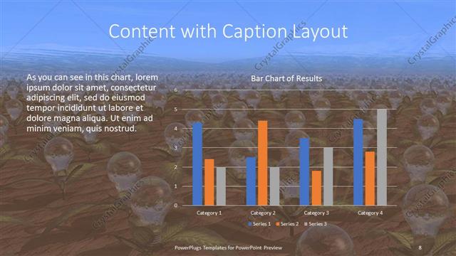 Content with Caption presentation slide layout