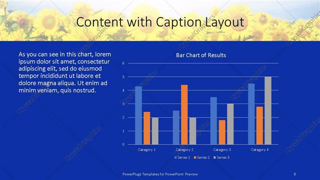 Content with Caption presentation slide layout