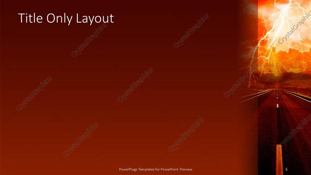 Title Only presentation slide layout