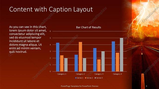 Content with Caption presentation slide layout