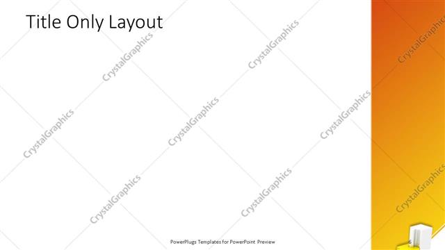 Title Only presentation slide layout