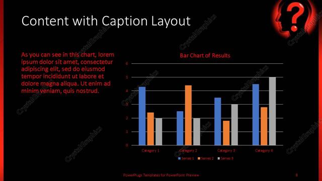 Content with Caption presentation slide layout