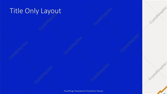 Title Only presentation slide layout