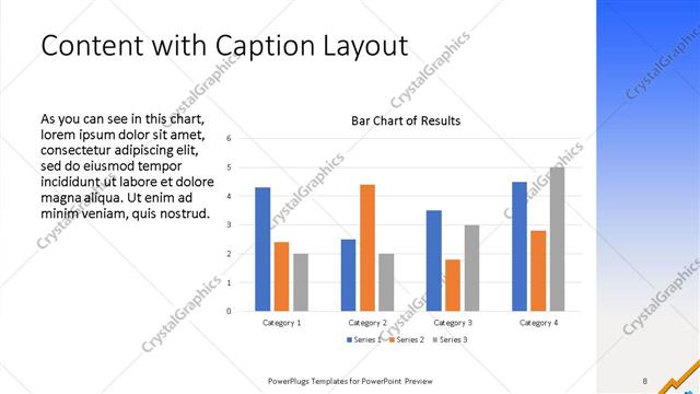 Content with Caption presentation slide layout