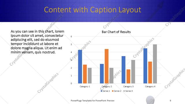 Content with Caption presentation slide layout