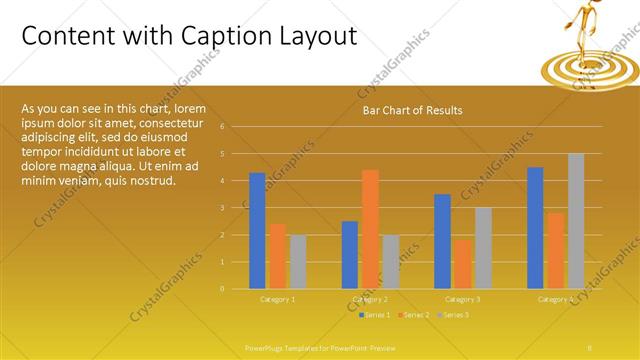Content with Caption presentation slide layout