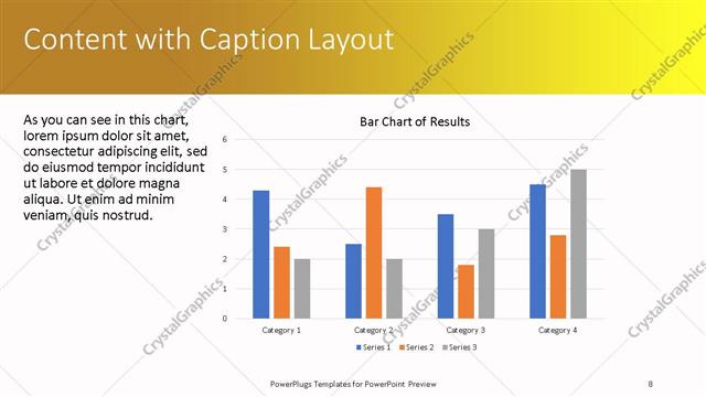 Content with Caption presentation slide layout