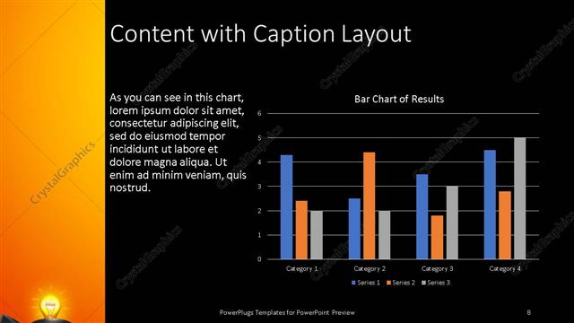 Content with Caption presentation slide layout