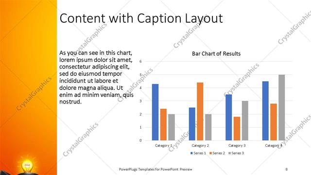 Content with Caption presentation slide layout