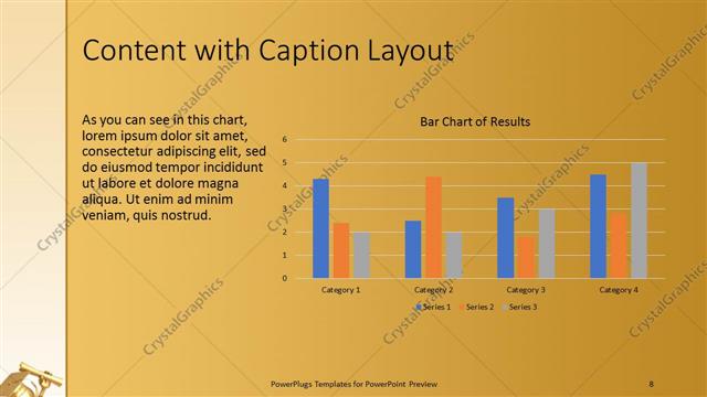 Content with Caption presentation slide layout