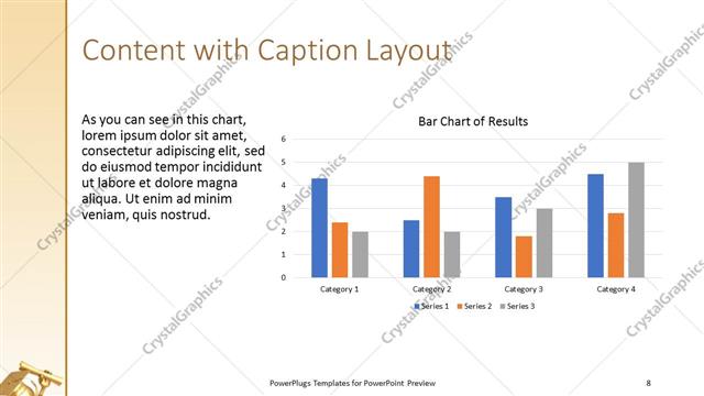 Content with Caption presentation slide layout