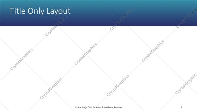 Title Only presentation slide layout