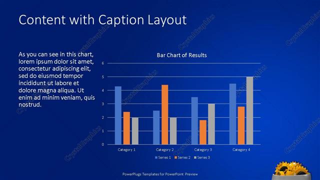 Content with Caption presentation slide layout