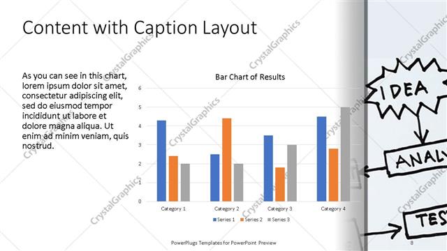 Content with Caption presentation slide layout