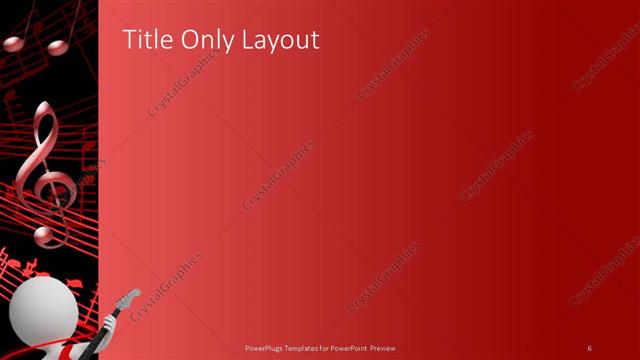 Title Only presentation slide layout