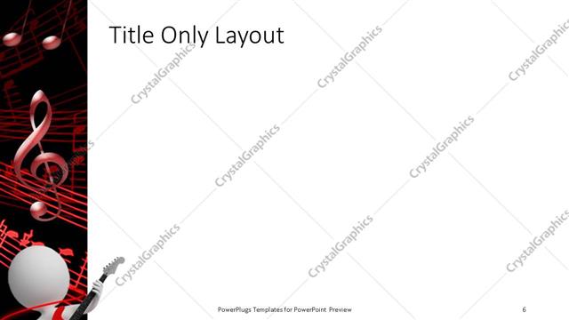 Title Only presentation slide layout