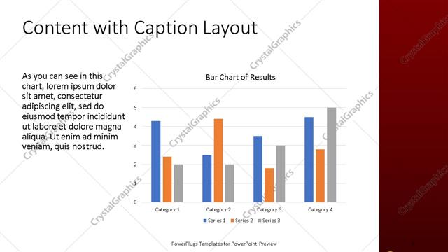 Content with Caption presentation slide layout