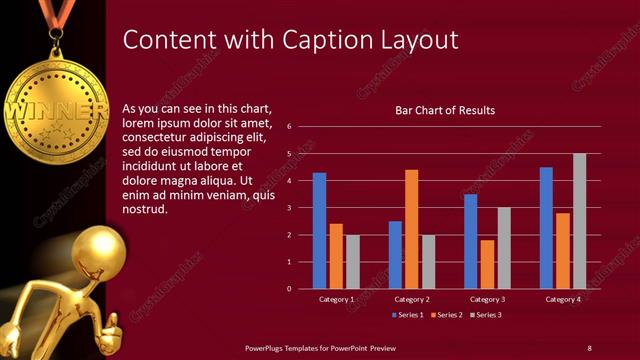 Content with Caption presentation slide layout