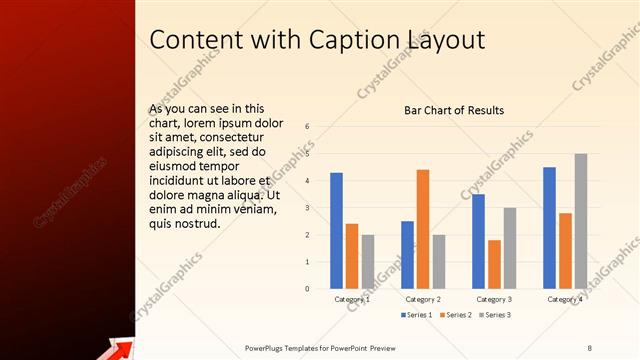 Content with Caption presentation slide layout