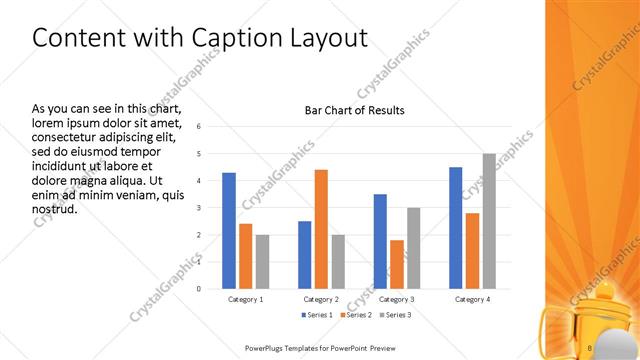 Content with Caption presentation slide layout