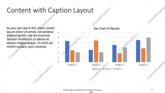 Content with Caption presentation slide layout