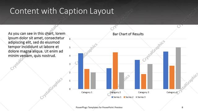 Content with Caption presentation slide layout