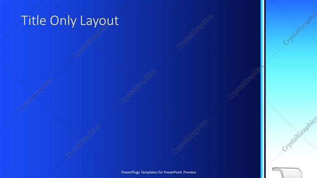 Title Only presentation slide layout