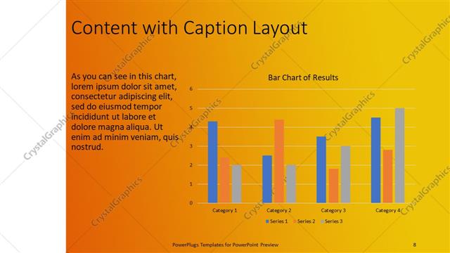 Content with Caption presentation slide layout