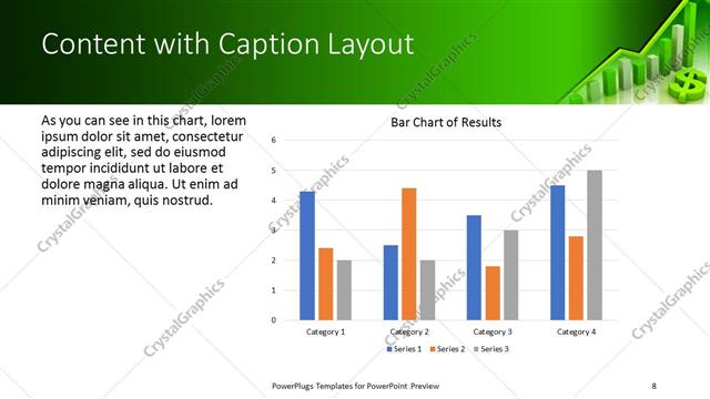 Content with Caption presentation slide layout