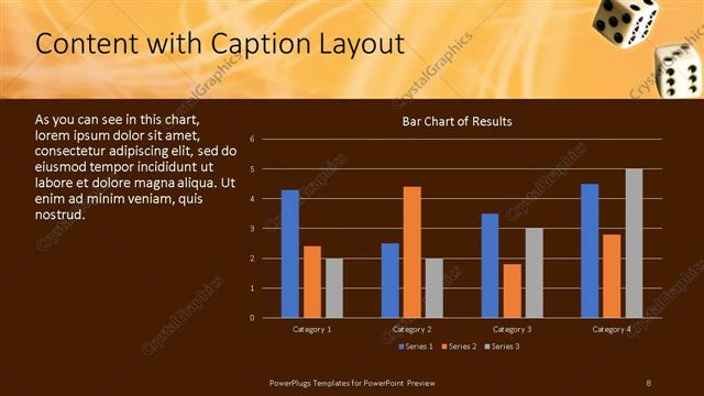 Content with Caption presentation slide layout