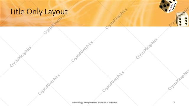 Title Only presentation slide layout