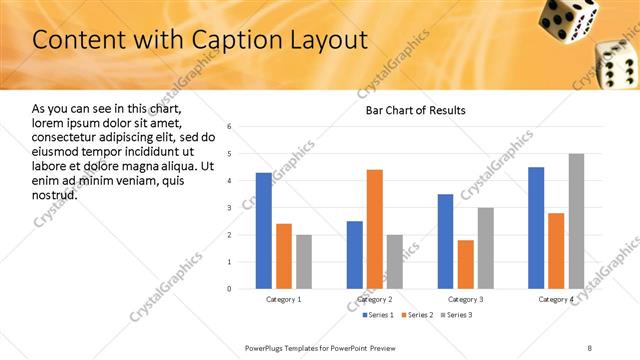 Content with Caption presentation slide layout