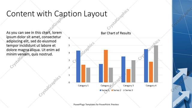 Content with Caption presentation slide layout