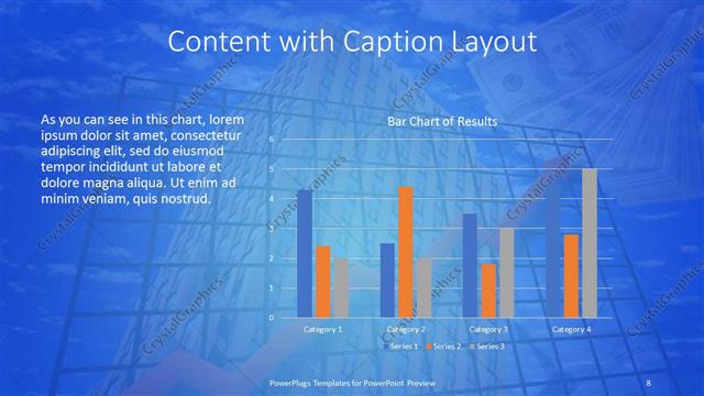 Content with Caption presentation slide layout