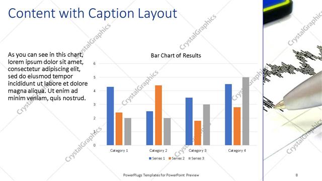 Content with Caption presentation slide layout