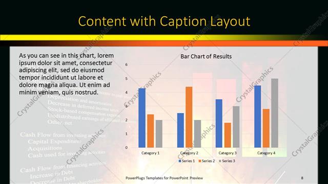 Content with Caption presentation slide layout