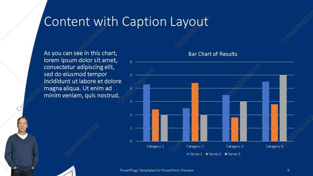 Content with Caption presentation slide layout