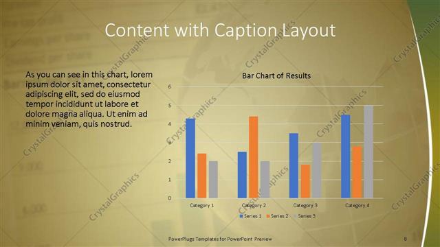 Content with Caption presentation slide layout