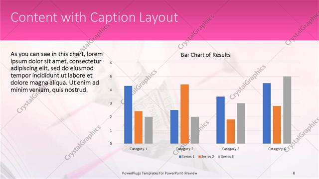 Content with Caption presentation slide layout