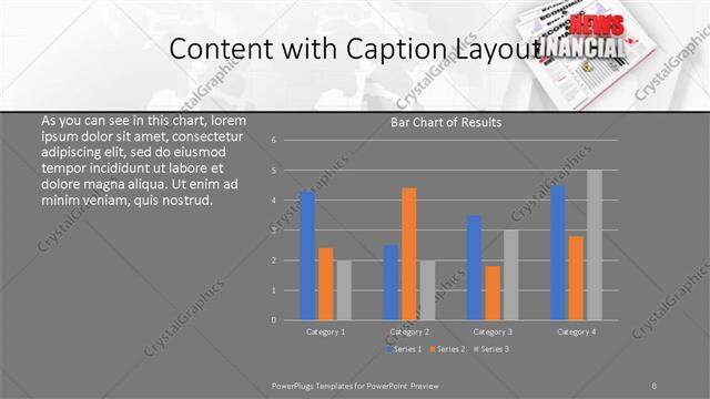 Content with Caption presentation slide layout