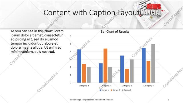 Content with Caption presentation slide layout