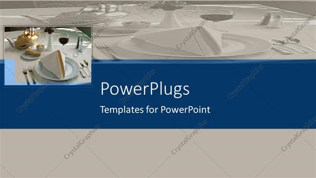  Presentation with dining - Fine dining table with place settings, hospitality