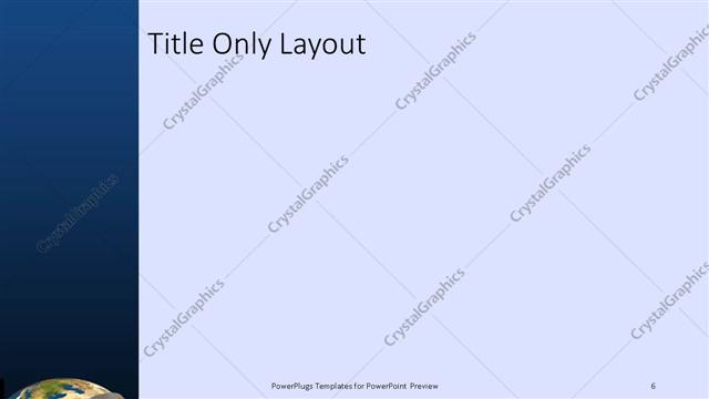 Title Only presentation slide layout
